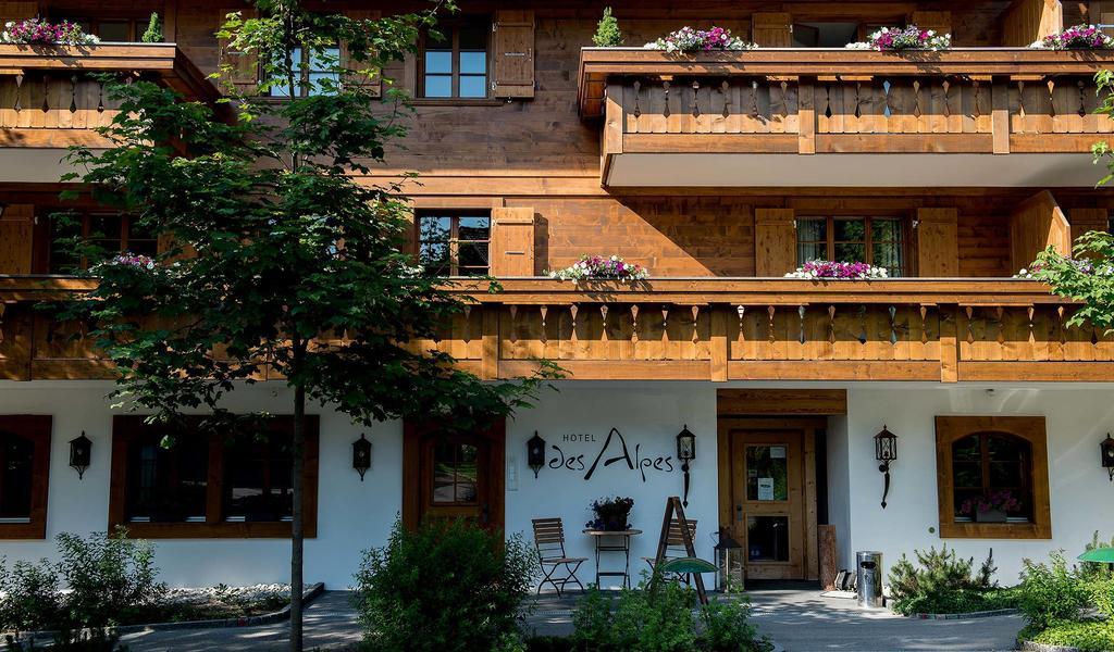 Hotel Des Alpes Superieur グスタード エクステリア 写真