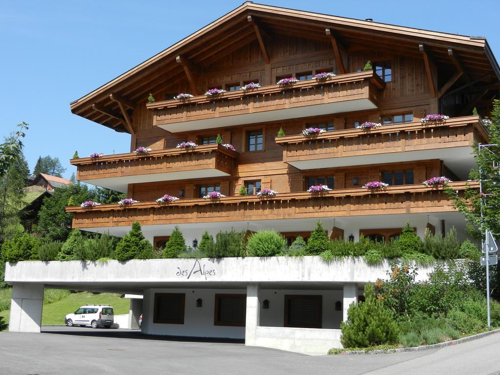 Hotel Des Alpes Superieur グスタード エクステリア 写真